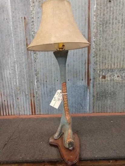 Ostrich Leg Lamp Taxidermy - Image 2