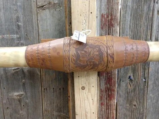 Texas Longhorn Steer Plaque taxidermy - Image 3